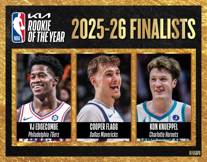 在线娱乐-弗拉格、克尼佩尔、埃奇库姆3选1!NBA:最佳新秀将于明早7点揭晓